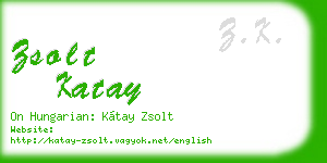 zsolt katay business card